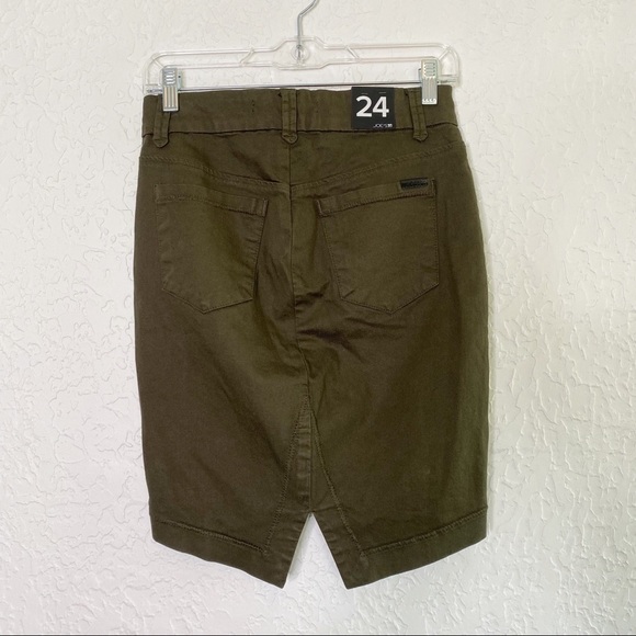 NEW Joe’s Academy Pencil Skirt In Cadence Green 24 - Picture 7 of 11